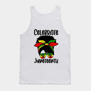 Juneteenth Ancestors Alack African American Flag Pride Tank Top